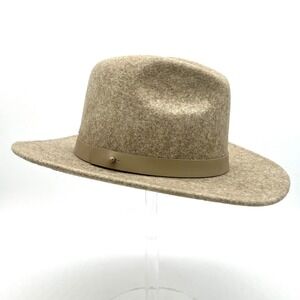 Lack of Color Carlo Mack Fedora Hat Luxe Wool Speckled Light Brown / 57cm (M)
